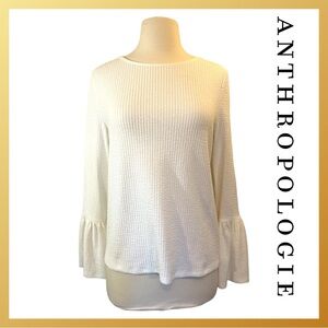 Knit Top with Bell Sleeves